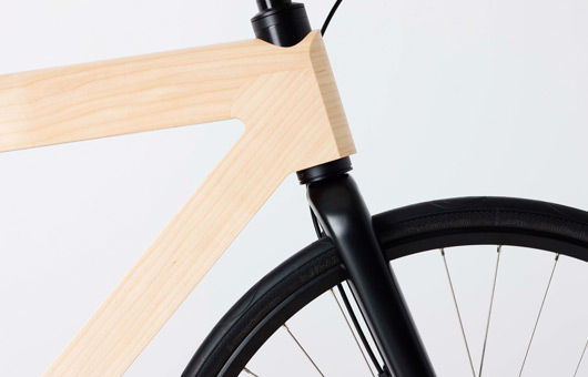 Gary Galego Carbonwood Bike wooden
bike frame