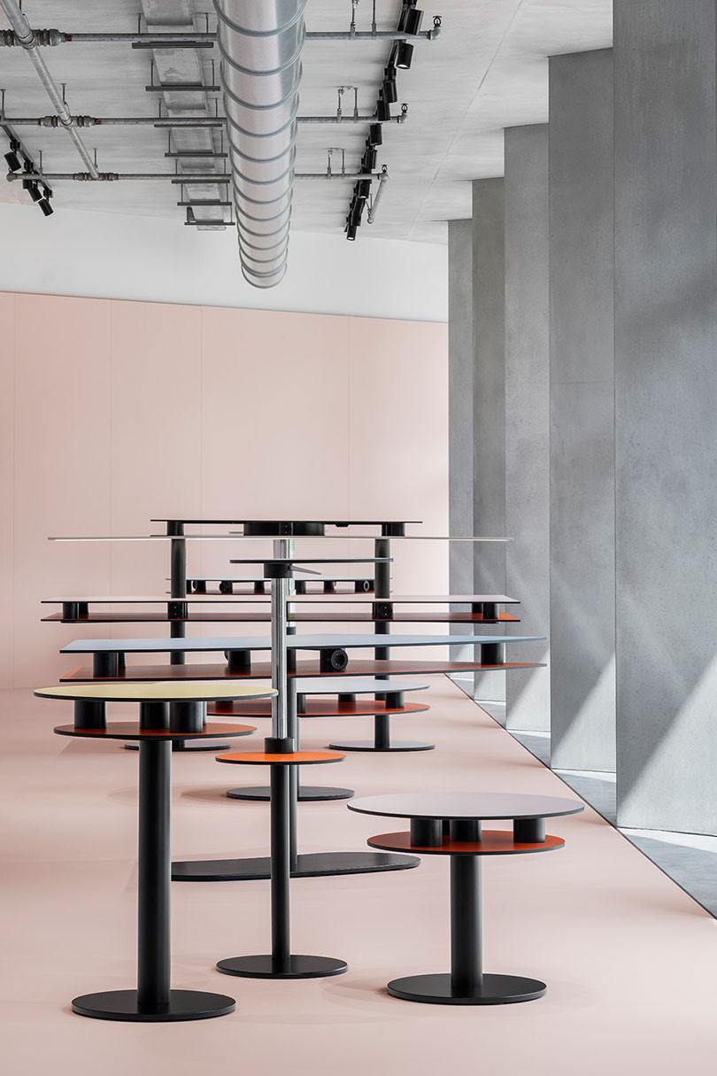 Unifor x OMA Principles installation at Milan Design Week 2022