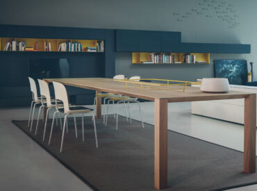 The Woody Table – Italian designed geometry from Pianca