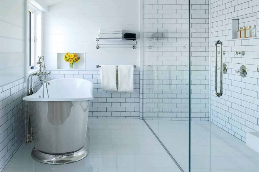 grouting tiles white tile dark grout bathroom ideas colour choose beautiful