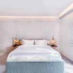 The soft and chic interior design of the Premium Deluxe Suite at The Prestige Hotel, Penang