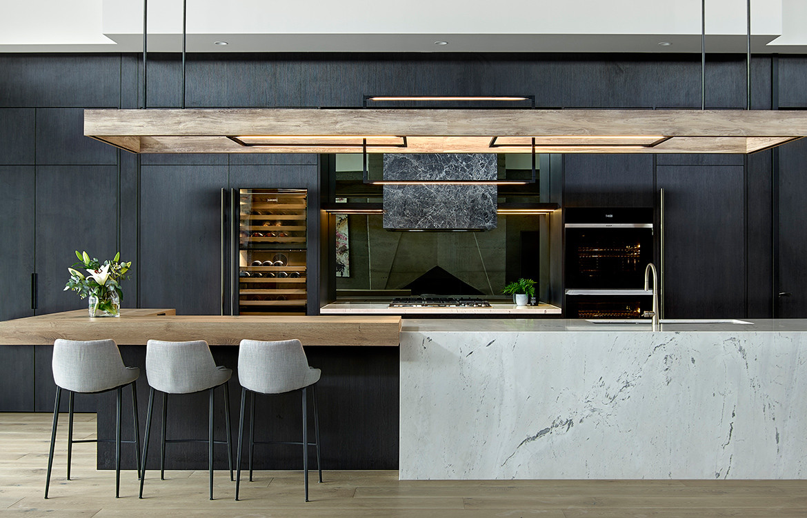 A Moody, Modern Kitchen Design By Maker + May