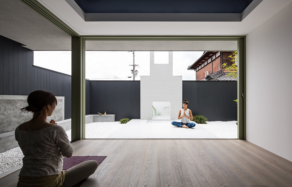 Open-Plan Architecture And Plenty Of Space For Yoga