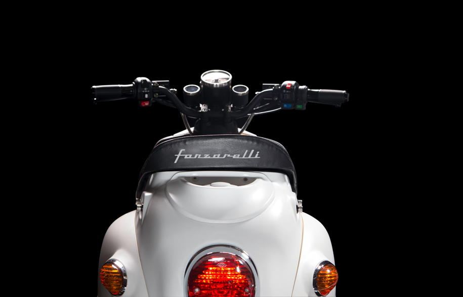 Feel the wind through your hair on a Fonzarelli Moto Scooter