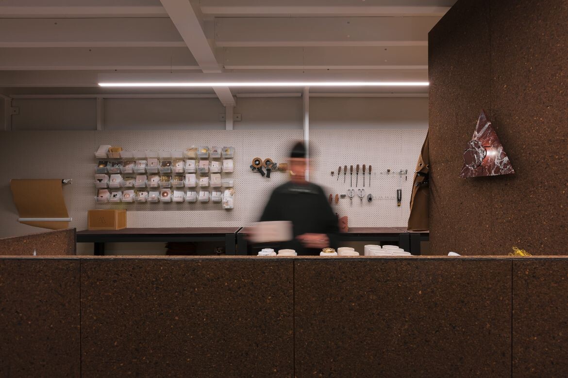 The new Marz Designs showroom is a chocolate-toned haven