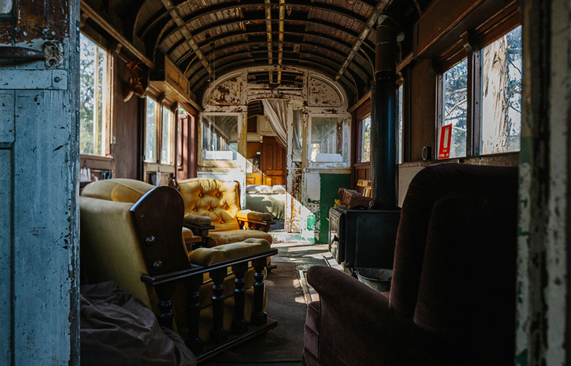A Bush Getaway With 1920s Tram Accommodation