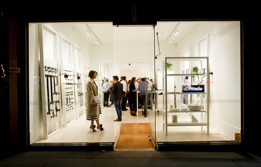 Pittella’s new showroom party