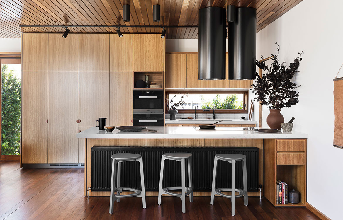 Modernism And Materiality In This Melbourne Kitchen