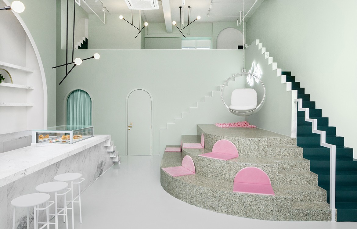 Film Inspired Design: The Budapest Cafe In China By Biasol