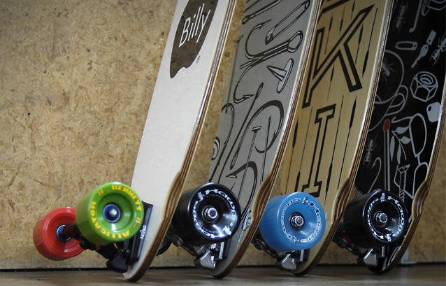 Inhouse and Interstate Longboards