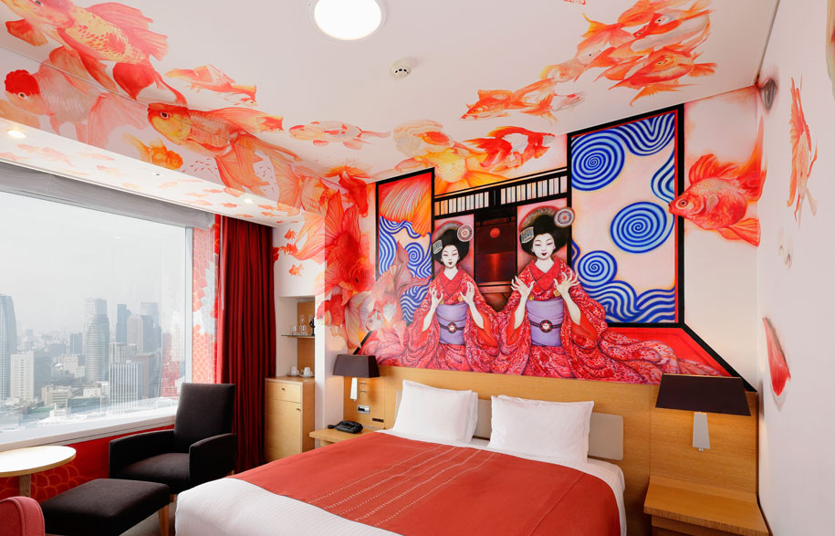 Wake up surrounded by art at Park Hotel Tokyo
