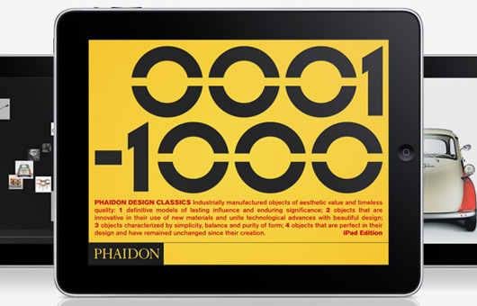 Phaidon Design Classics on the iPad