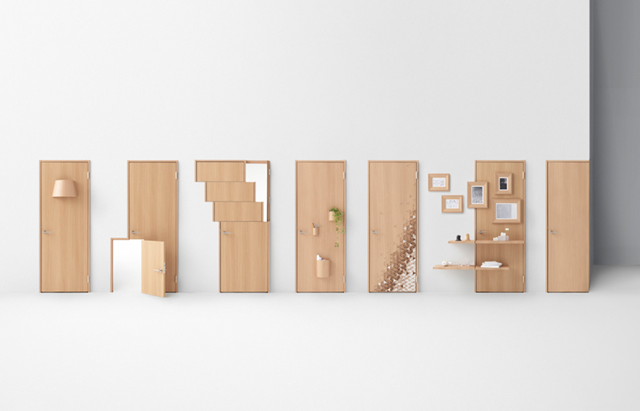Nendo showcases innovative ‘seven doors’ collection for Abe Kogyo