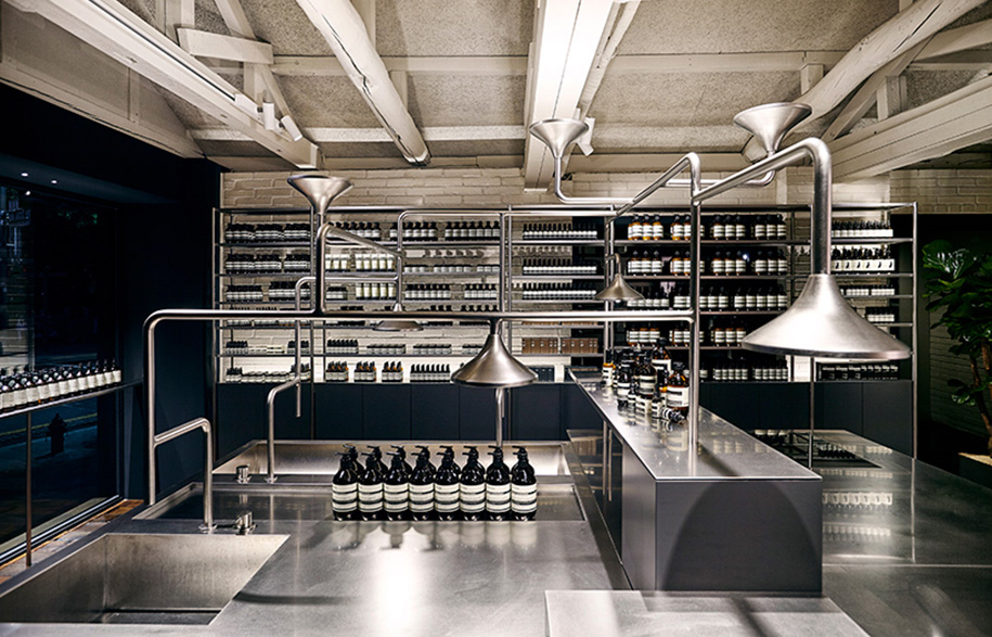 Industrial Chic Meets Luxury Skincare in Aesop’s New Seoul Store