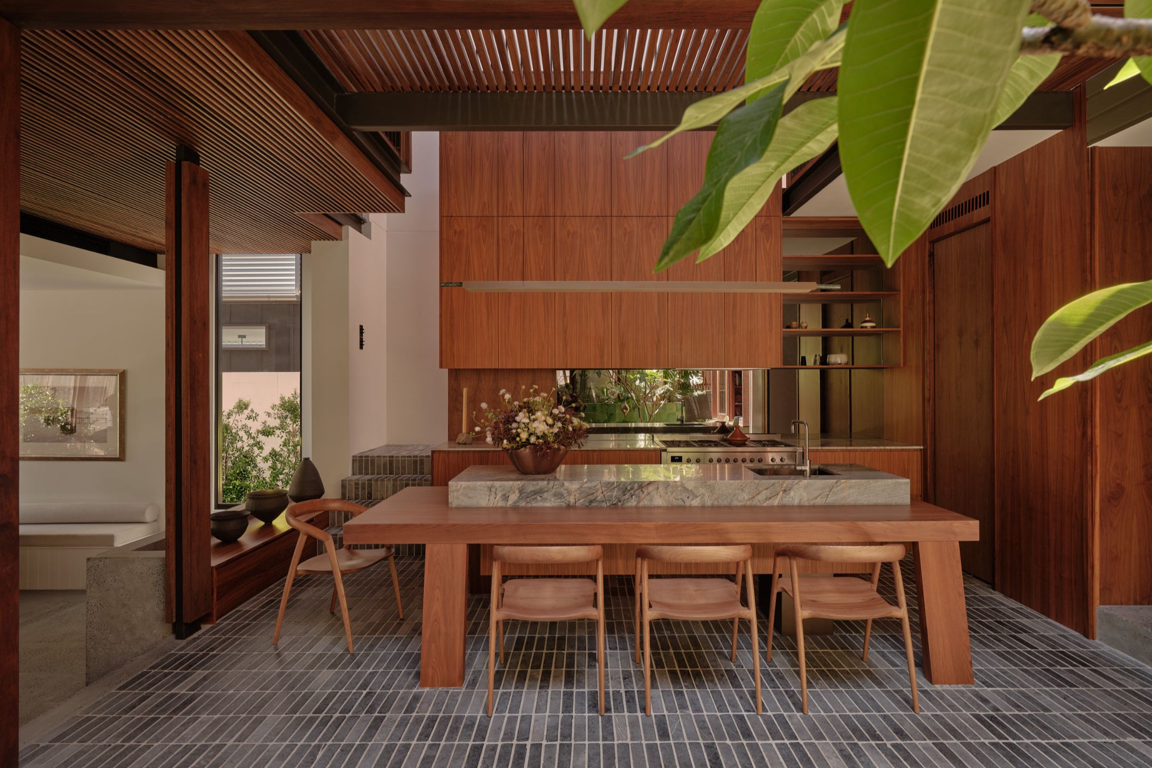 Tropical garden retreat