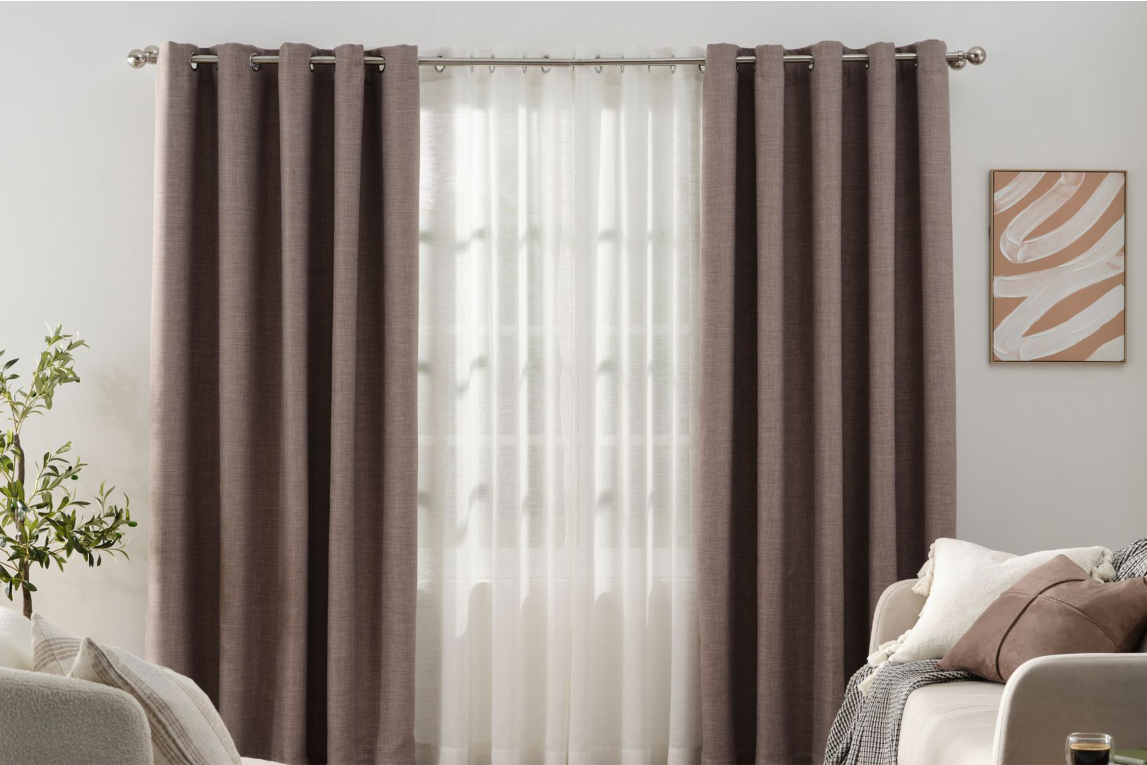 Turn windows into design features with curtains and blinds