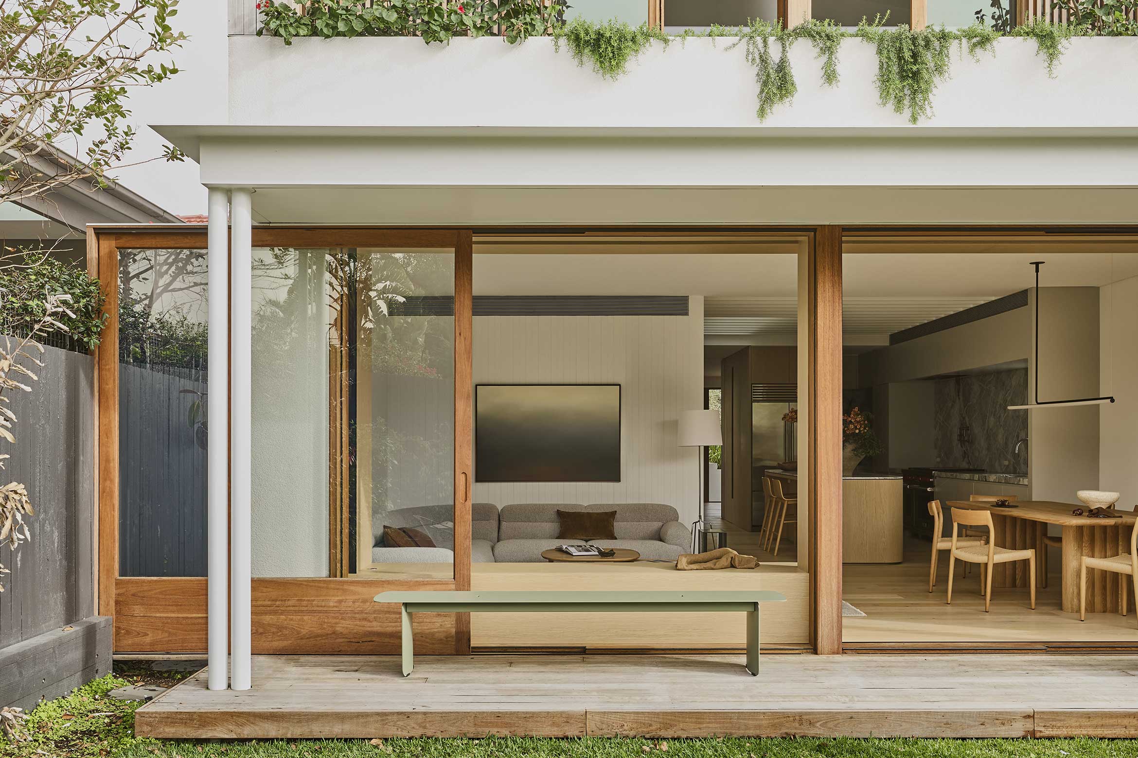 Building up, opening out