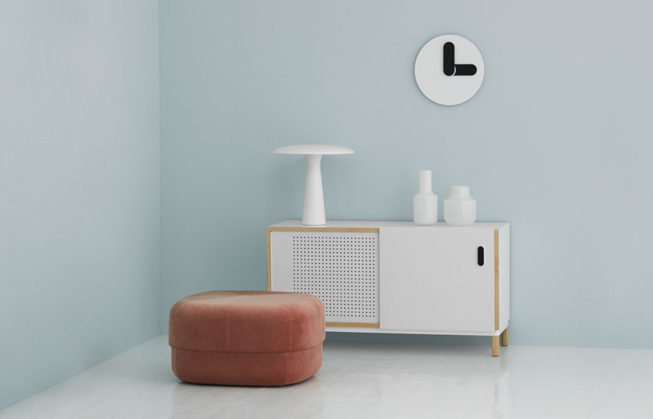 A Bold new wall clock from Scandinavia