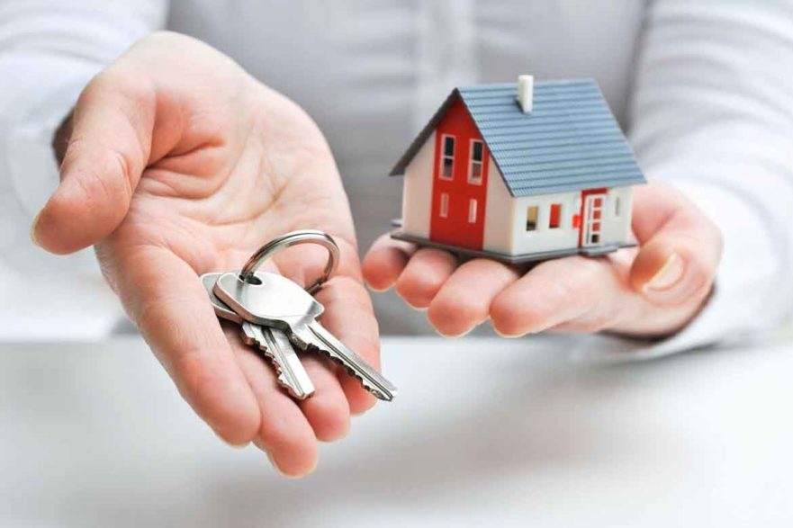 buying a house metaphor keys in hand for home