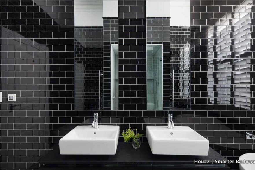 grouting tiles white tile dark grout bathroom ideas colour choose beautiful