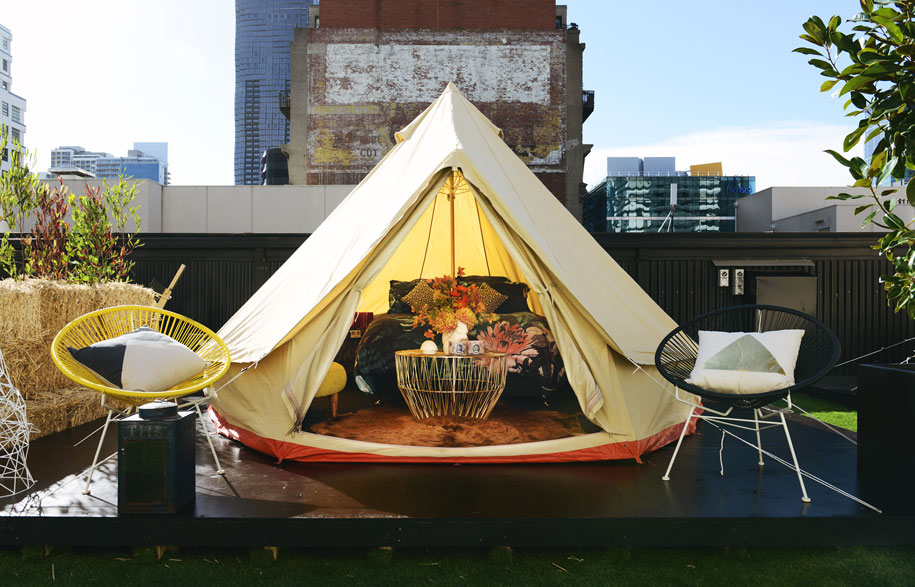 Rooftop Glamping in Melbourne City
