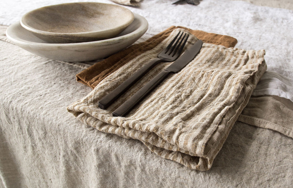 Interior styling with Hale Mercantile linen
