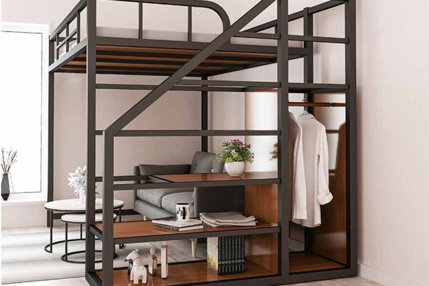 Double loft best sale bed for adults