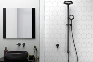 The Matte Black Bathroom Trend