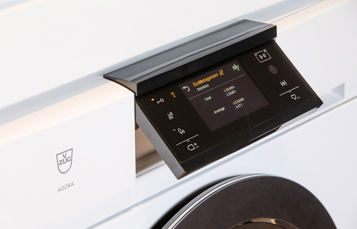 Adora Washing Machine Detailed Touch Screen