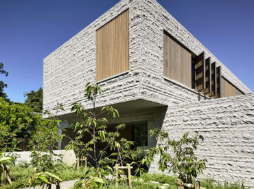 A Boxy, Granite Structure Has A Surprisingly Light Appearance