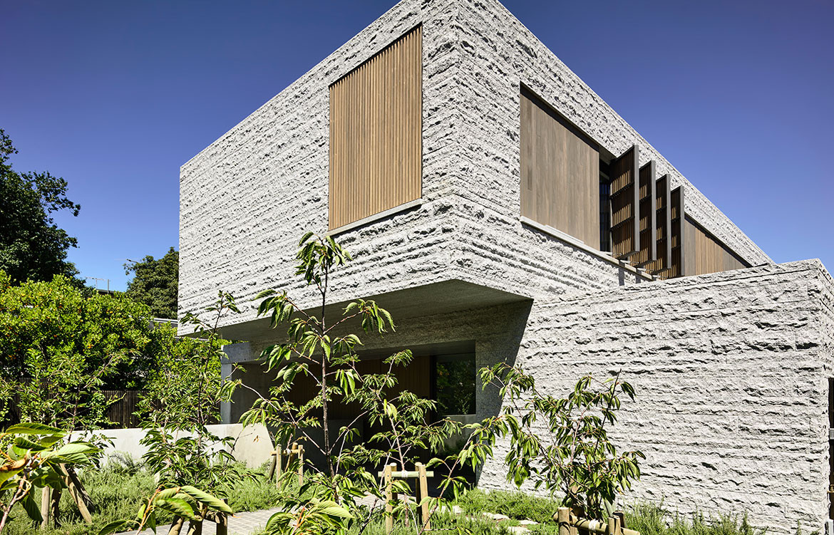 A Boxy, Granite Structure Has A Surprisingly Light Appearance