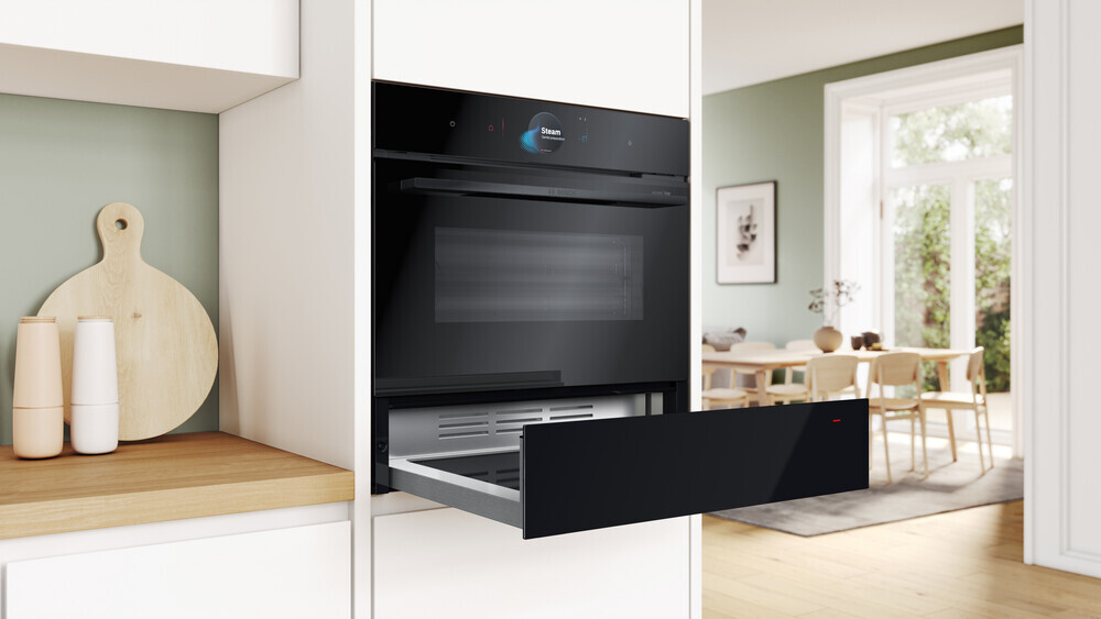 Series | 8 AccentLine Built-in warming drawer 60 x 14 cm Black