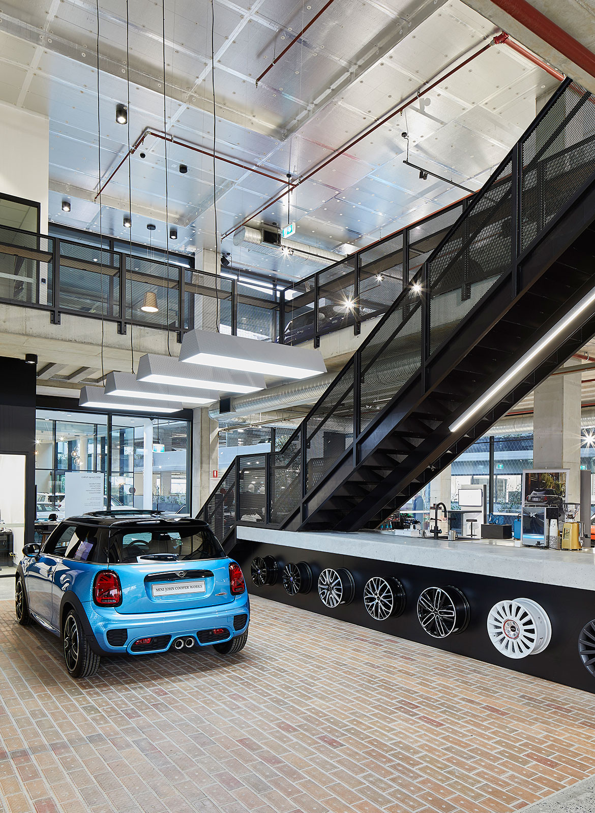 BMW MINI Car Showroom by SJB CC Marin Mischkulnig mini tyres