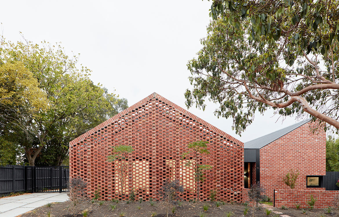 Bardolph Gardens by Breathe Architecture has a recycled brick façade with a contemporary aesthetic.