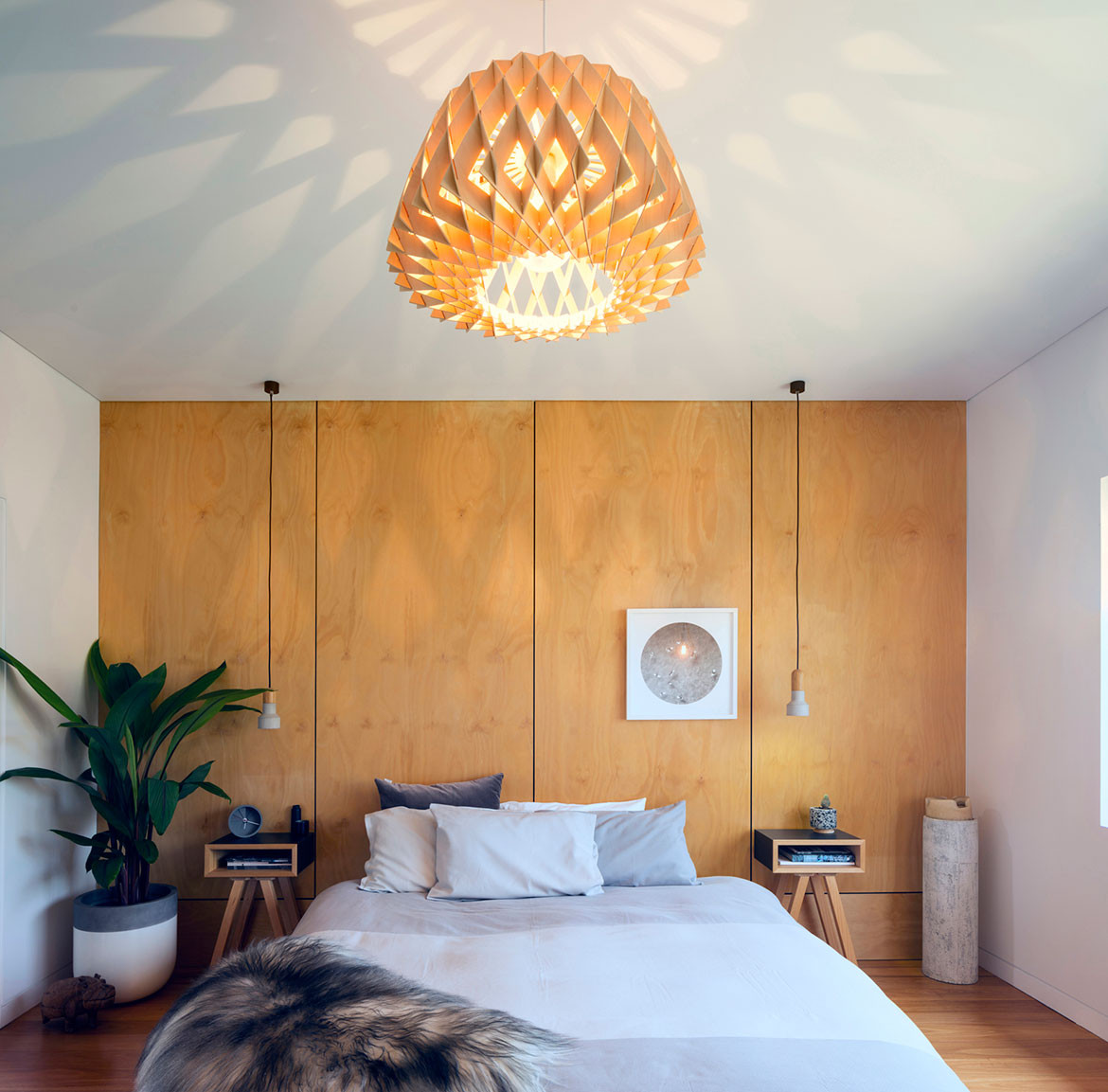 Binary House Christopher Polly Architect cc Brett Boardman bedroom