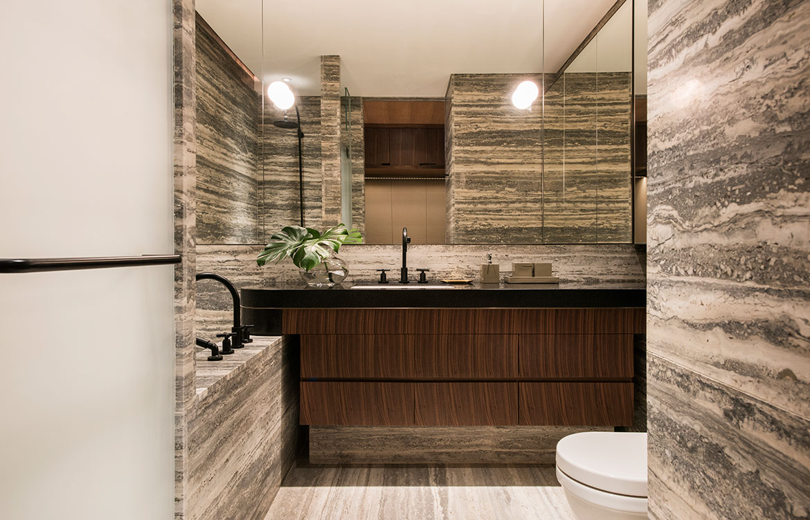 Brewin Design Office Ardmore Apartment bathroom