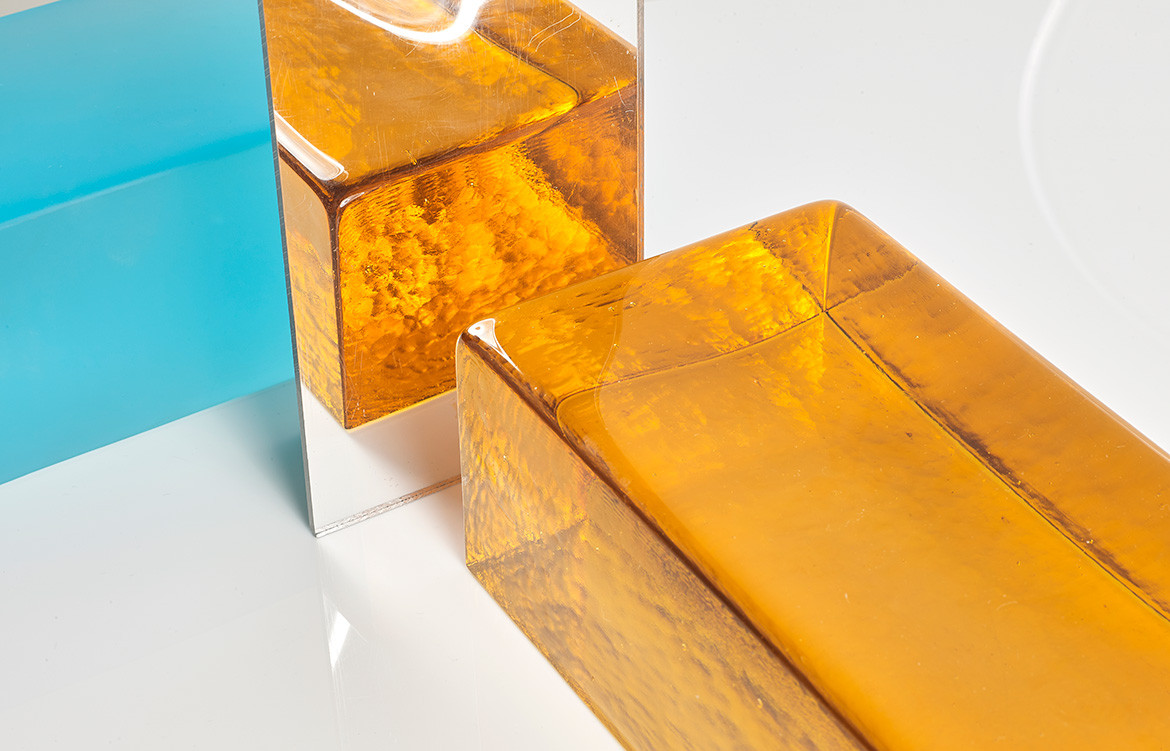 Brickworks Glass Bricks orange