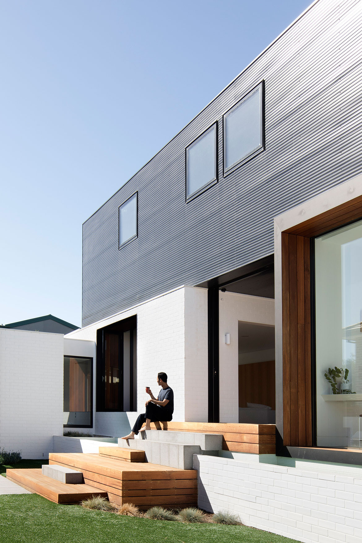 Bulleen House MODO cc Benjamin Hosking backyard