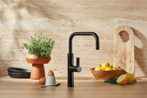 Tap into your unique style with Caroma’s kitchen sink mixers collection