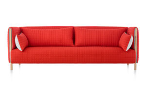 ColourForm 3-Seat Sofa in Strawberry