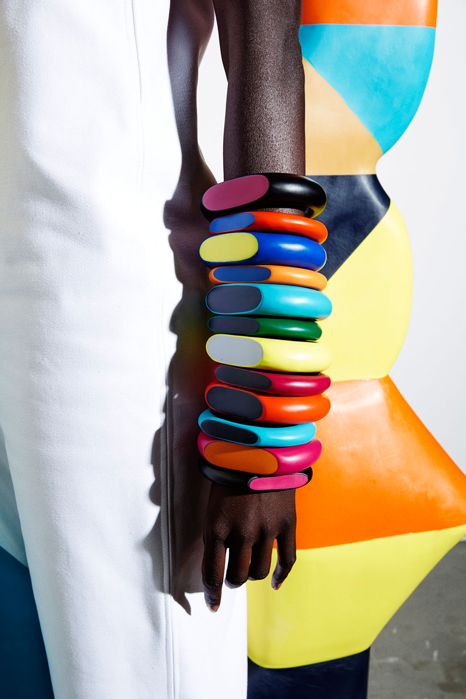 Dinosaur-Designs_Colour-Block_Jewellery_Coloured-Bangle-Stack