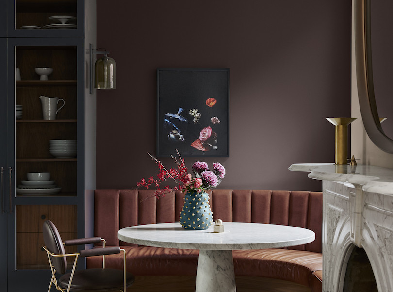 The rich tones of the Dulux Colour Forecast Flourish palette