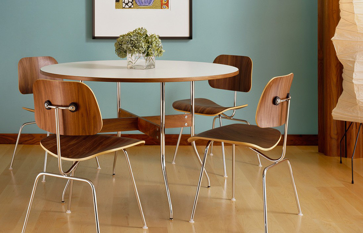 dining chair wood eames