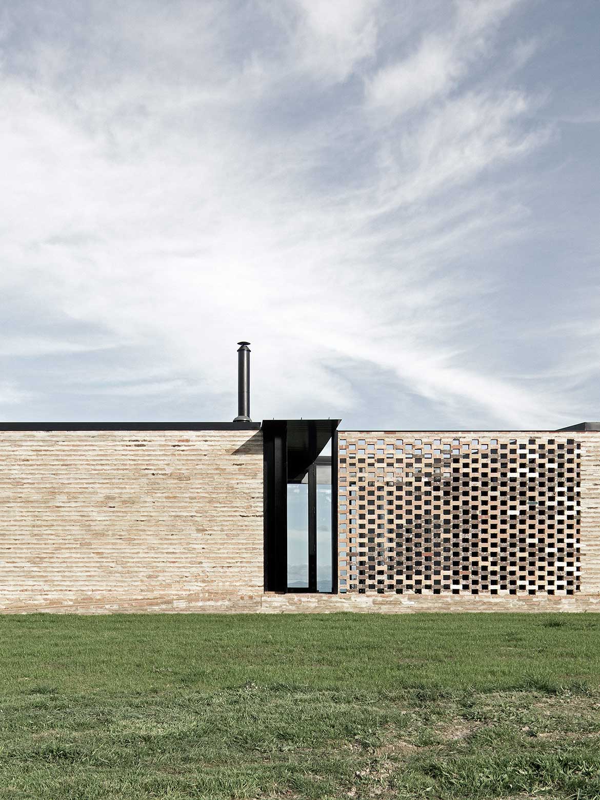 Fish Creek House Edition Office brickwork