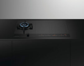Gas + Induction Cooktop, 90cm, 1 Burner, 4 Zones with Smartzone
