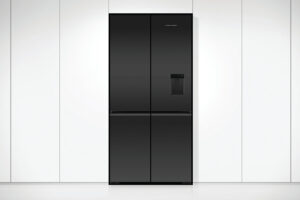 Freestanding Quad Door Refrigerator, 90.5cm, Ice & Water