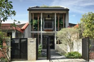 A shophouse abode to store a lifetime collection of art and plants