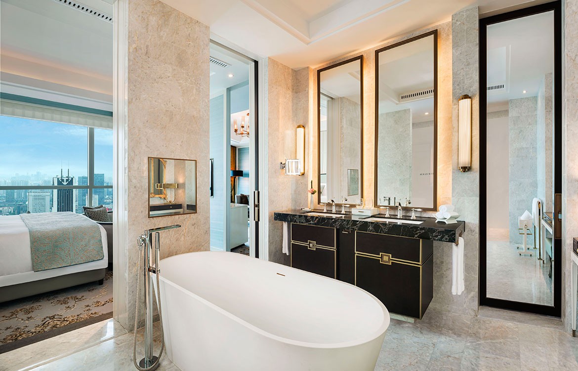 G.A Design St Regis Hotel bathroom