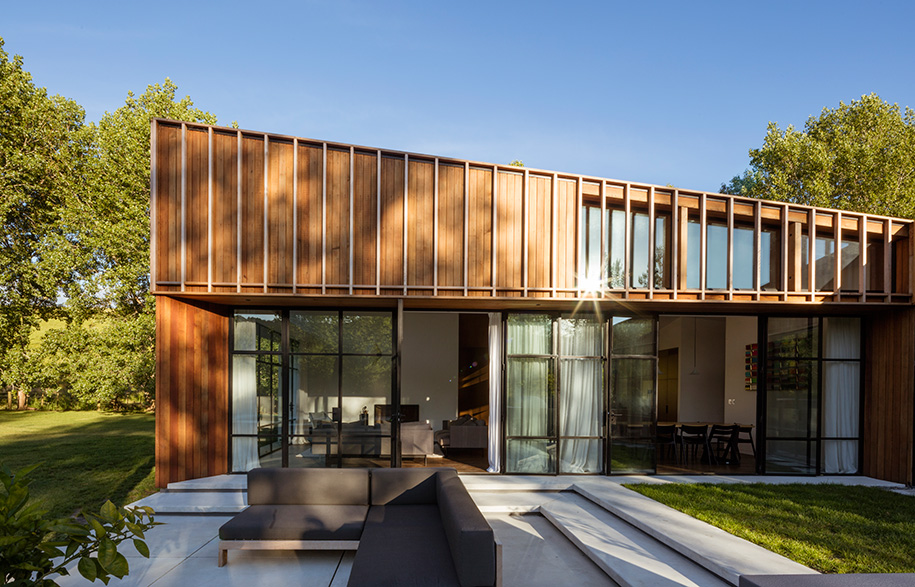 Glamuzina Architects Matakana sunken courtyard