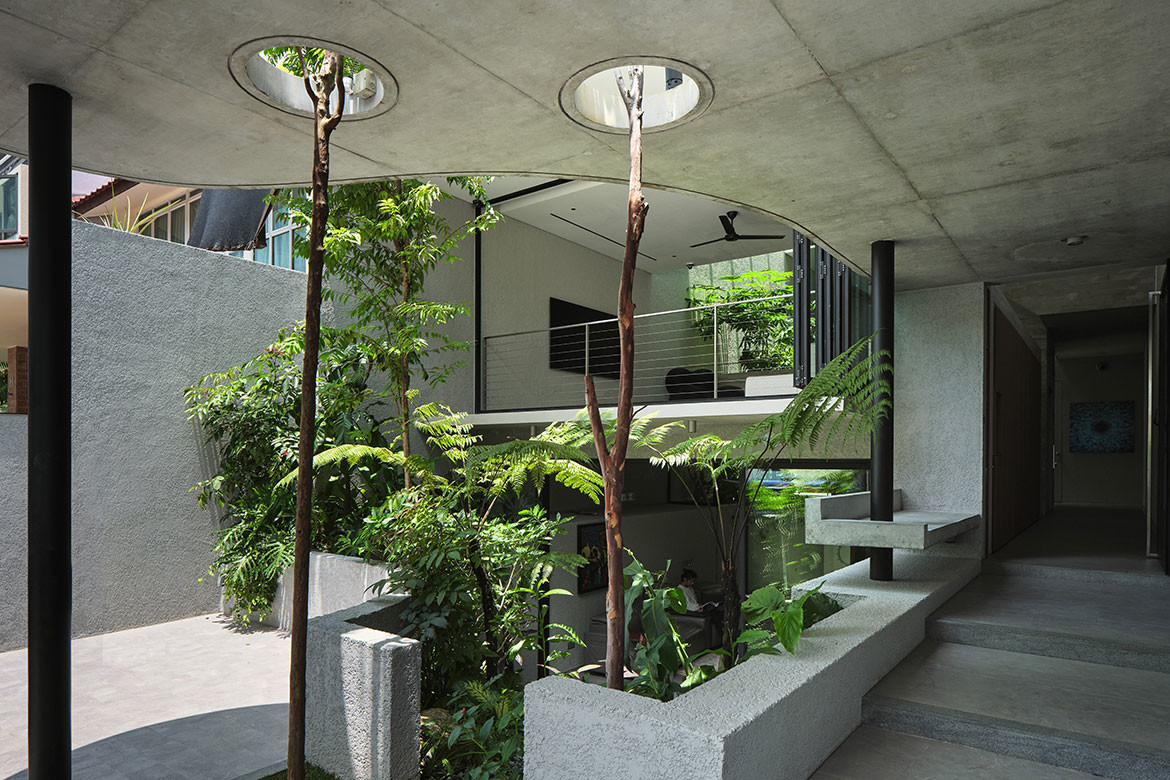 Formwerkz Architects designs a terrace house